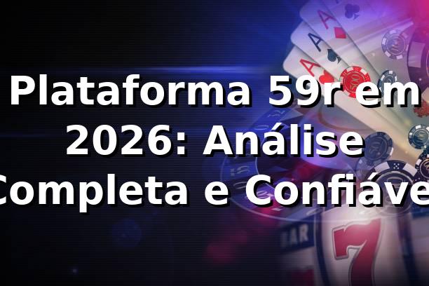 Plataforma 59r em 2026: Análise Completa e Confiável 🎮